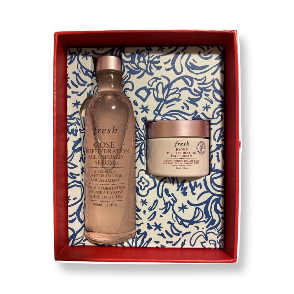 FRESH Rose Deep Hydration Oil Serum and Face Cream